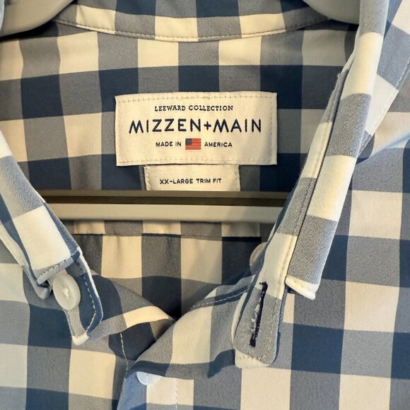 🧼 MIZZEN+MAIN Leeward Trim Fit Short Sleeve Shirt 🧼 - Picture 2 of 3